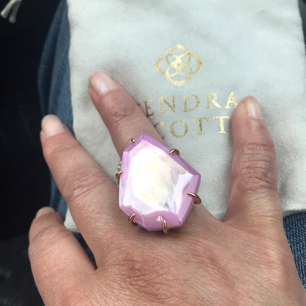 Kendra Scott Pink Ring Brand New With Tag Size 8